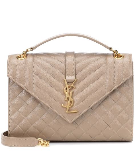 ysl beige envelope bag large|YSL monogram envelope bag.